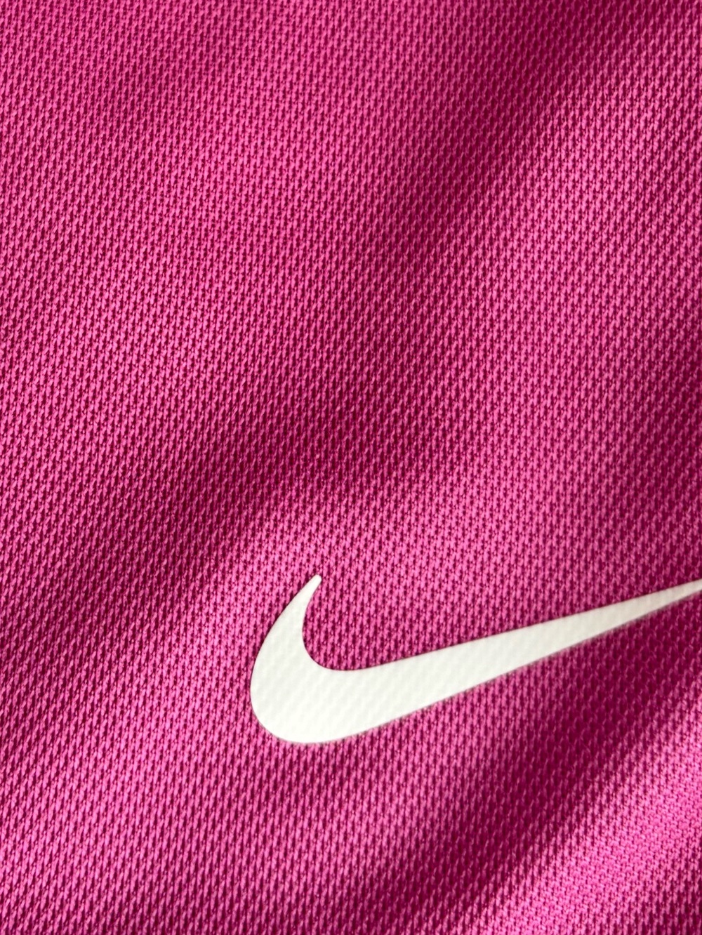 Nike Golf Polo Women’s Medium Pink Dri-fit Athletic Tennis Shirt - Picture 2 of 5